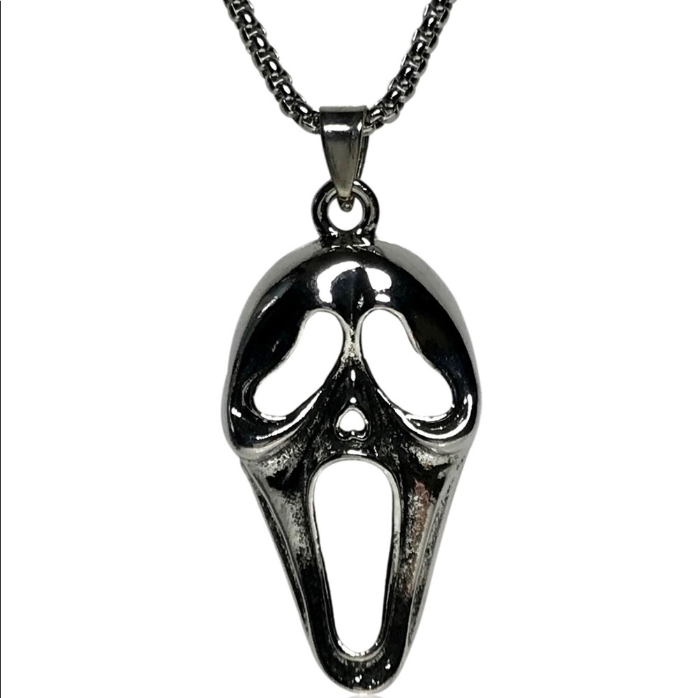 Horror Classic Movie Scream Ghostface Necklace